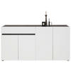 SIDEBOARD 160,2/80,1/42,6 cm  in Anthrazit, Weiss  - Weiss/Anthrazit, Design, Holzwerkstoff/Kunststoff (160,2/80,1/42,6cm) - Voleo