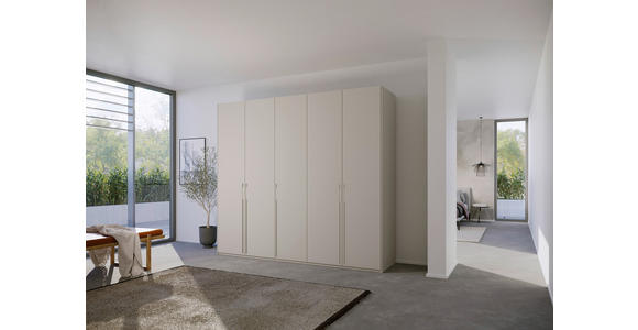 DREHTÜRENSCHRANK 251/223/60 cm 5-türig Grau - Grau, Trend, Holzwerkstoff/Metall (251/223/60cm) - Novel