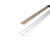 Decowall Faltleiste Weiß  - Weiß, Basics, Naturmaterialien (240/2.2/2.2cm) - Egger Holzwerkstoffe