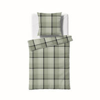 BETTWÄSCHE Lech Flanell 135/200 cm  - Grün, Basics, Textil (135/200cm) - Fleuresse