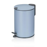 KOSMETIKEIMER 3 L  - Altrosa/Schwarz, Basics, Kunststoff/Metall (17,0/23,0cm) - Kela