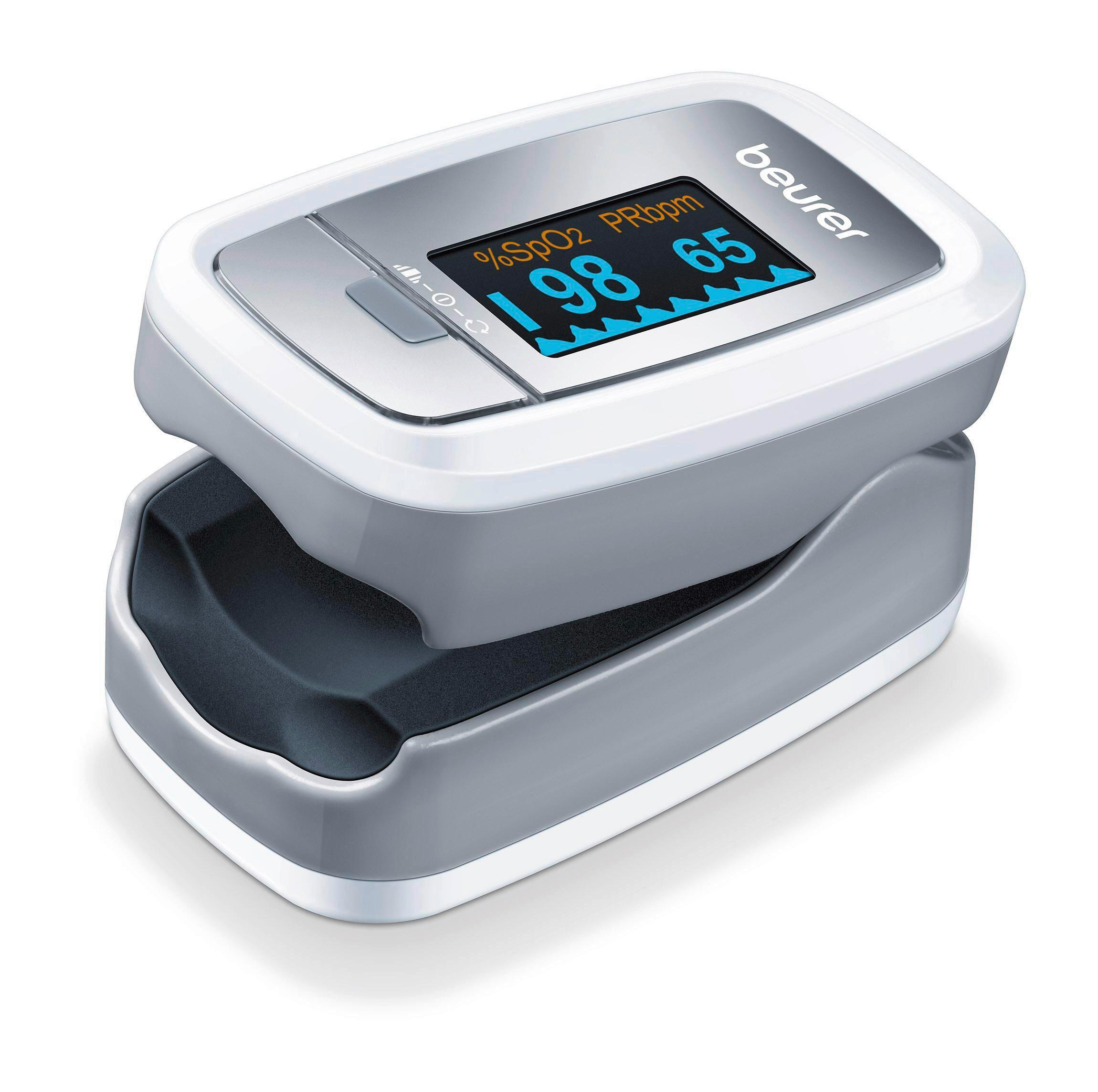 PULSOXIMETER  - Hellgrau, Basics (13,3/6,2/9,1cm) - Beurer