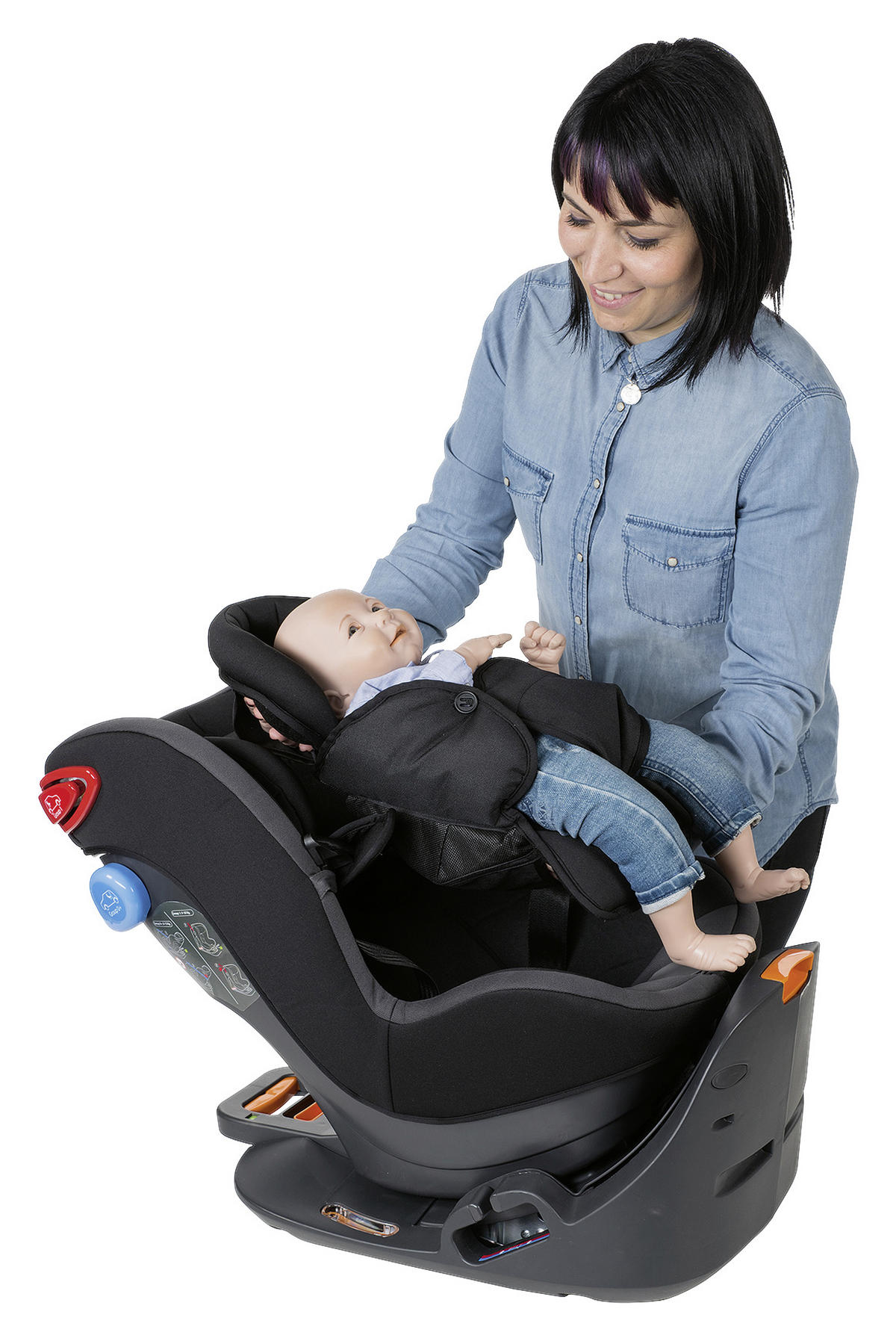 AUTO-SEDIŠTE ZA DECU  2 EASY  - siva/crna, Konvencionalno, tekstil/plastika - Chicco