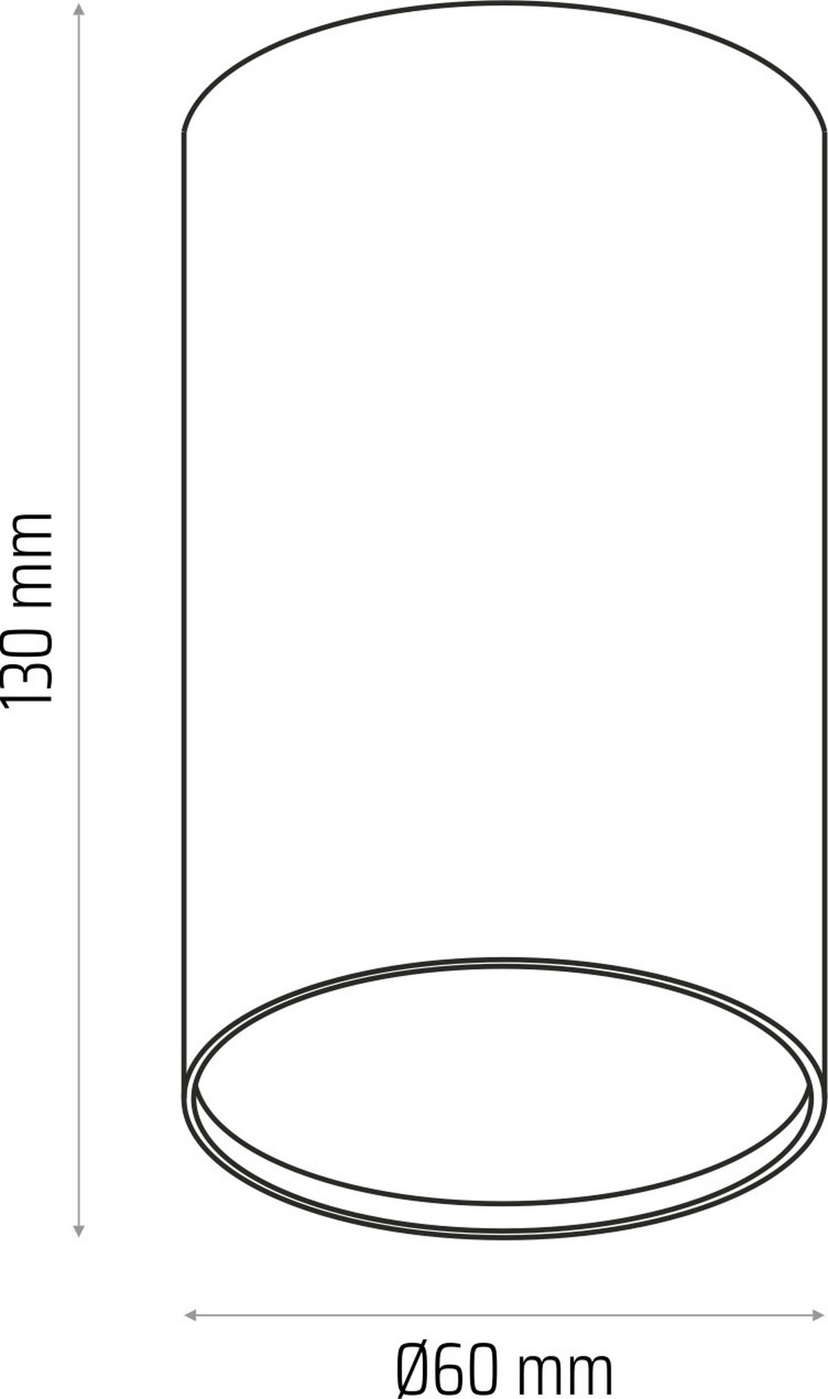 STROPNÍ BODOVÉ SVÍTIDLO, 6/13 cm  - šedá, Basics, dřevo (6/13cm)