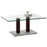 COUCHTISCH in Metall, Glas 110/70/46-65 cm - Edelstahlfarben/Rot, Design, Glas/Kunststoff (110/70/46-65cm) COUCHTISCH in Metall, Glas 110/70/46-65 cm - Edelstahlfarben/Rot, Design, Glas/Kunststoff (110/70/46-65cm)
