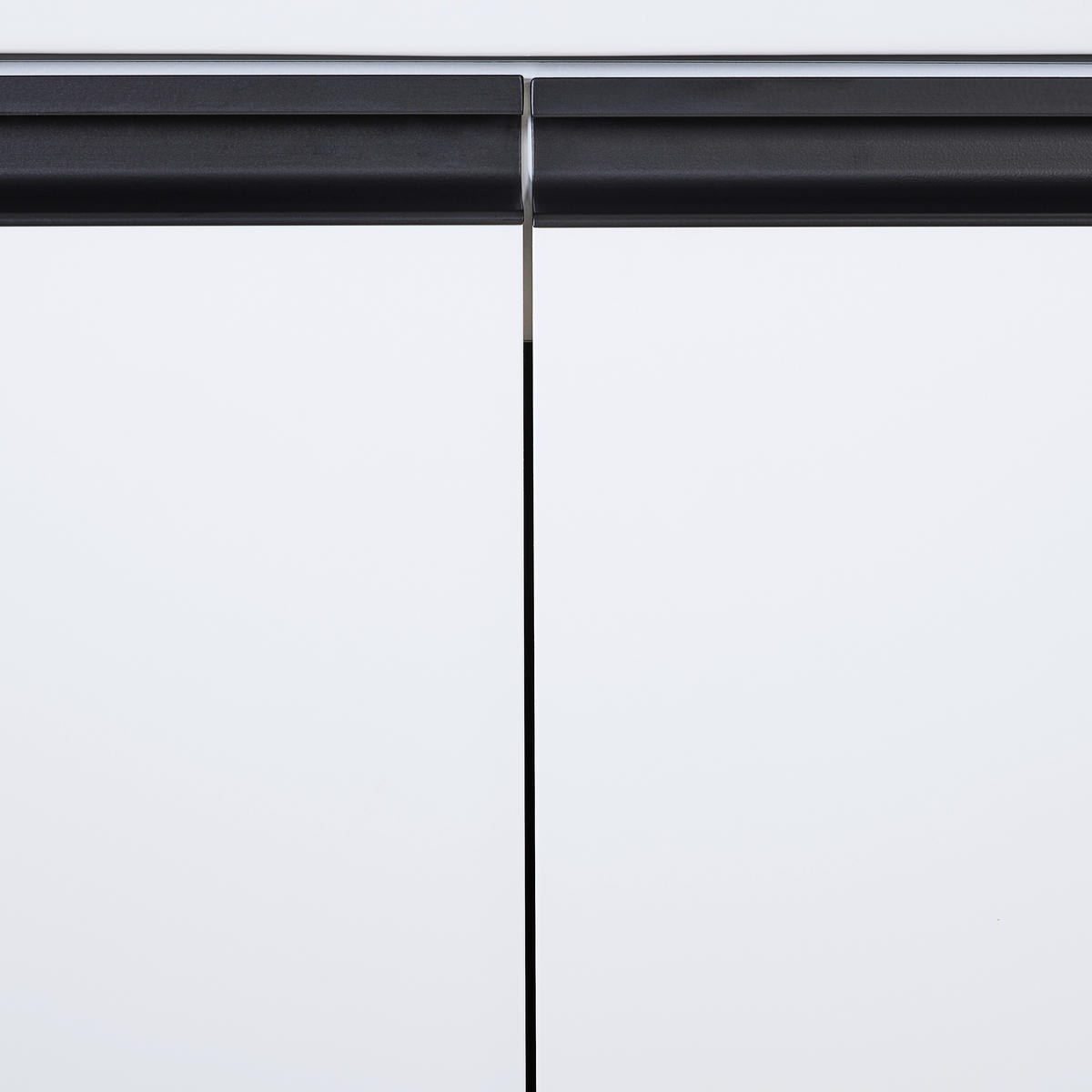 BADEZIMMER 3-teilig  in  - Weiß Hochglanz/Schwarz, MODERN, Glas/Keramik (60/119/46cm) - MID.YOU