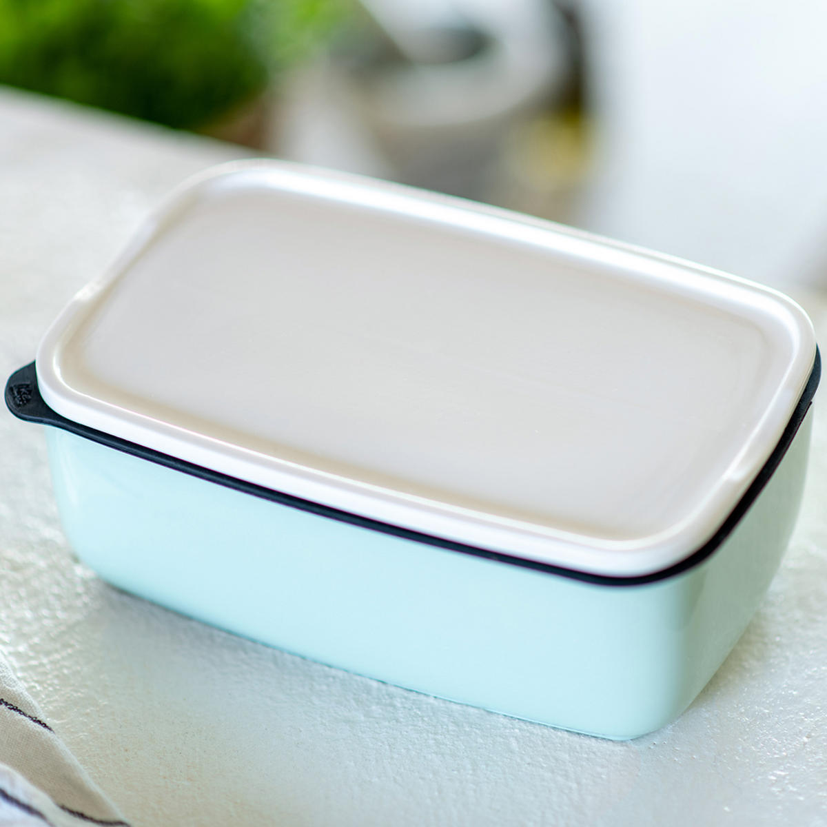 LUNCHBOX  0,94 l  - mentazöld/fehér, Basics, műanyag/kerámia (20/13/7,5cm) - like.Villeroy & Boch