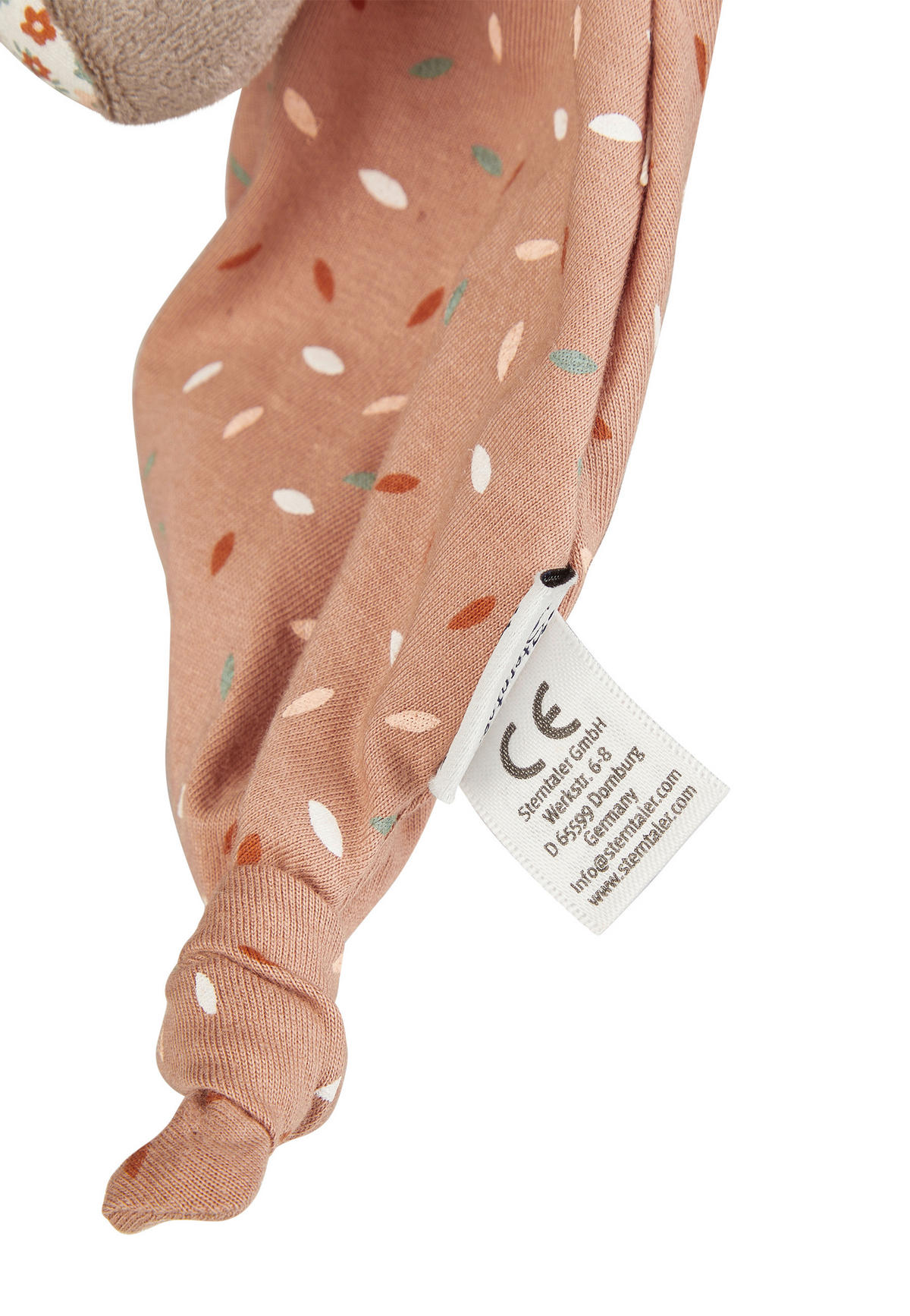SCHMUSETUCH  - Orange, Basics, Textil (28/22/8cm) - Sterntaler