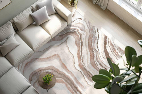 LÄUFER 80/300 cm Creme, Terracotta  - Terracotta/Creme, KONVENTIONELL, Kunststoff/Textil (80/300cm) - Obsession