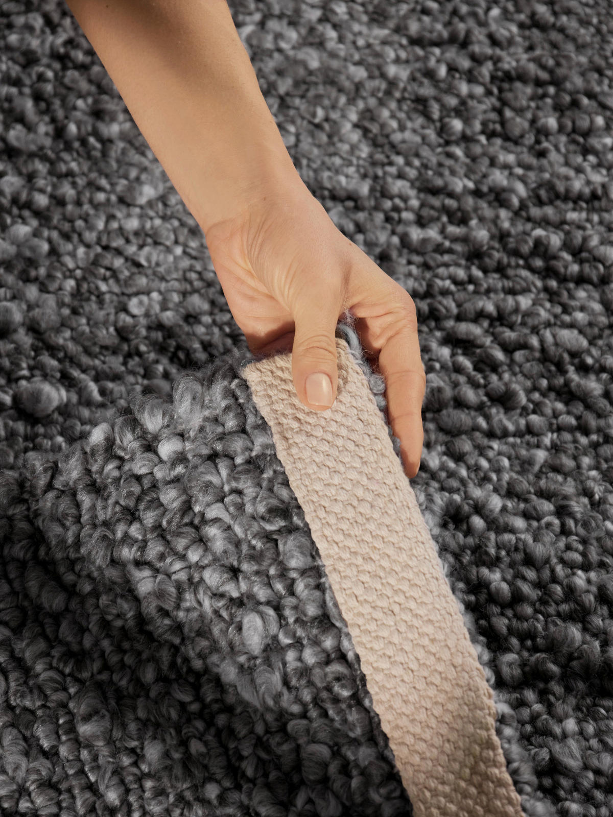 WEBTEPPICH 120/170 cm Notting Hill Dunkelgrau  - Dunkelgrau, Basics, Textil (120/170cm) - Ted Baker