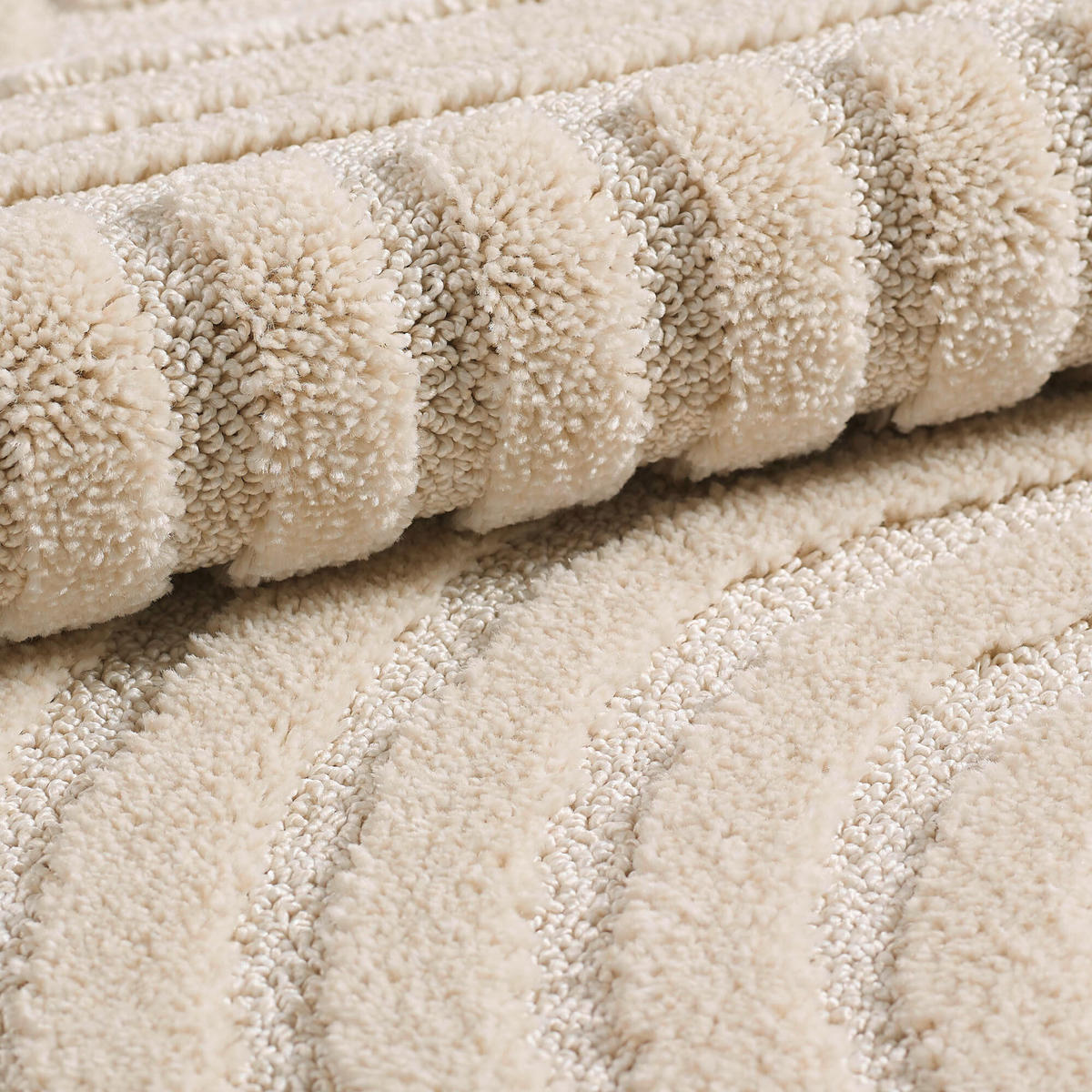 HOCHFLORTEPPICH 160 cm ART Creme  - Creme, Basics, Textil (160cm) - Novel