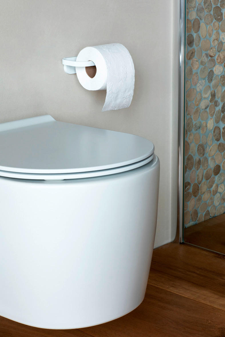 TOILETTENPAPIERHALTER - Weiß, Basics, Metall (14/4.2/8.6cm) - Brabantia