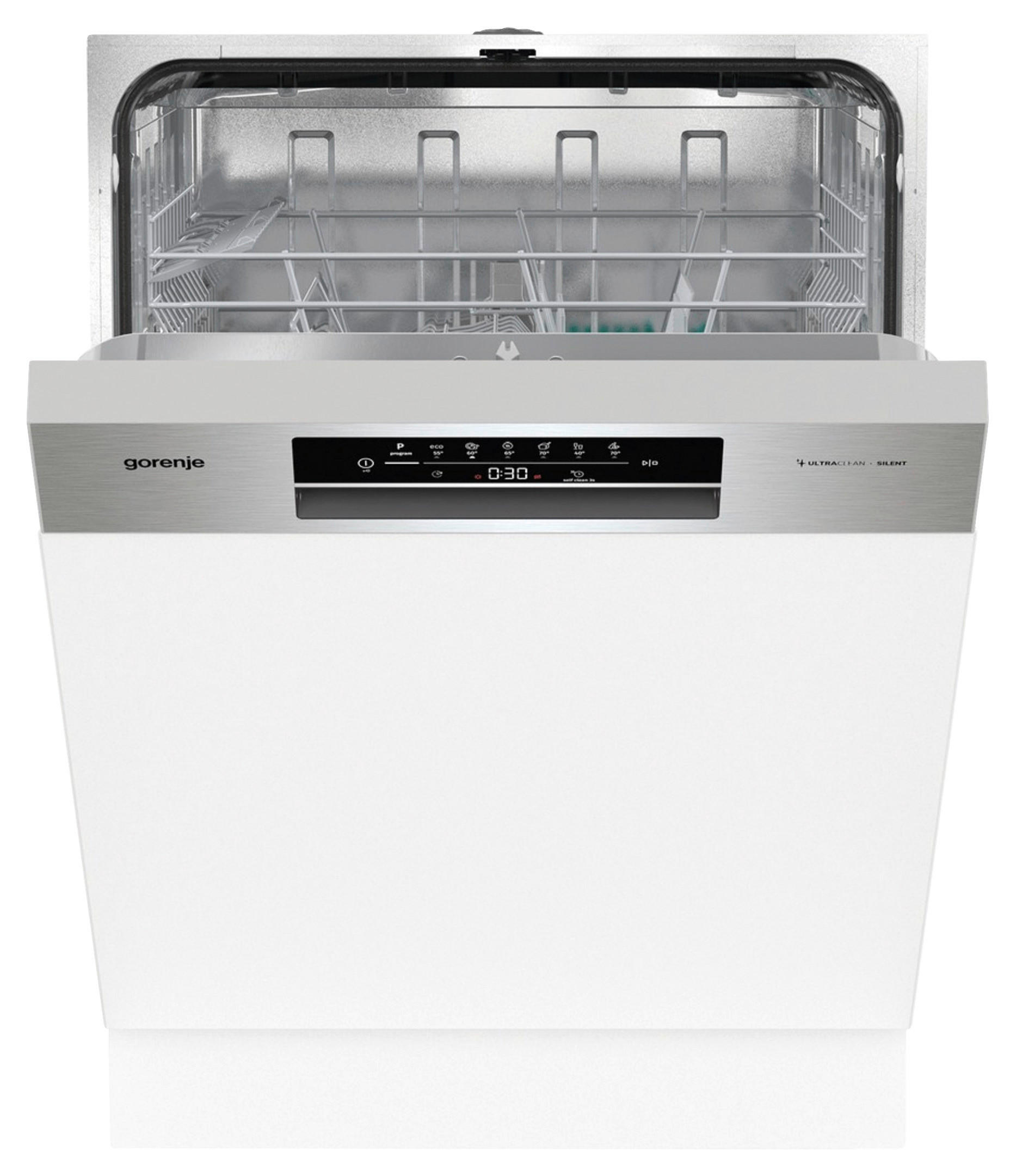 GESCHIRRSPÜLER GI642E90X  - Edelstahlfarben, Basics, Metall (59,8/81,5/55,5cm) - Gorenje