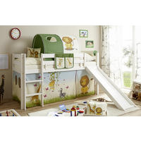 SPIELBETT Kiefer massiv 90/200 cm Multicolor, Weiß  - Multicolor/Weiß, Natur, Holz (90/200cm) - MID.YOU