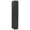 APOTHEKERSCHRANK 30/211/57 cm  in Schwarz  - Schwarz, Trend, Holzwerkstoff/Metall (30/211/57cm) - MID.YOU