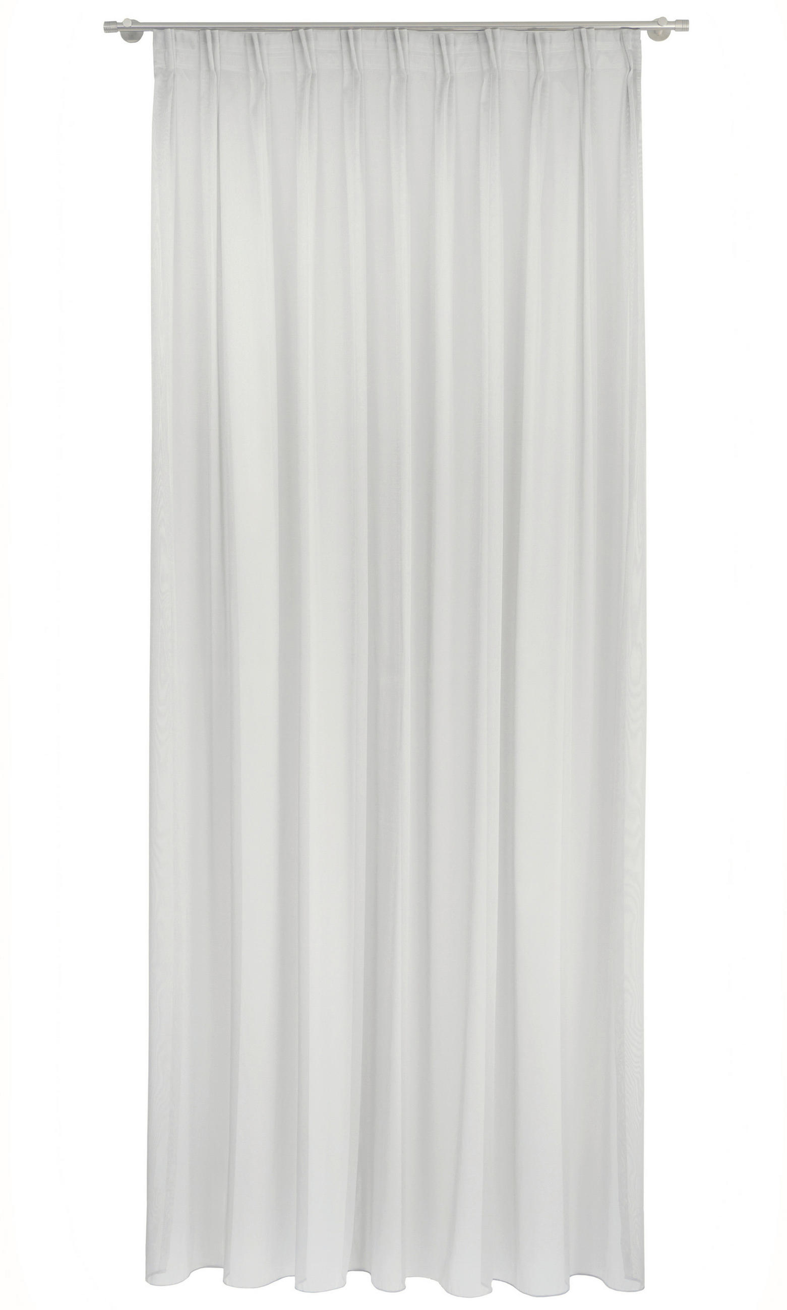 HÁLÓS FÜGGÖNY fm - ezüstszínű, Basics, textil (300cm)