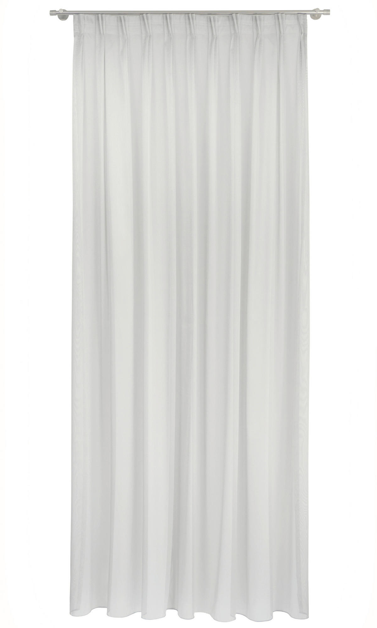 HÁLÓS FÜGGÖNY fm - ezüstszínű, Basics, textil (300cm)