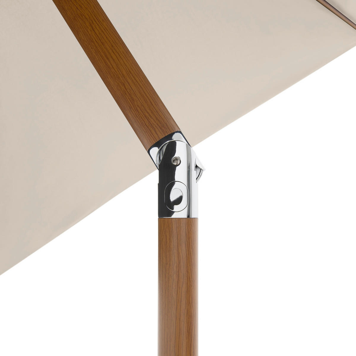 SONNENSCHIRM  300/300 cm  - Braun/Naturfarben, Basics, Textil/Metall (300/300cm) - Doppler