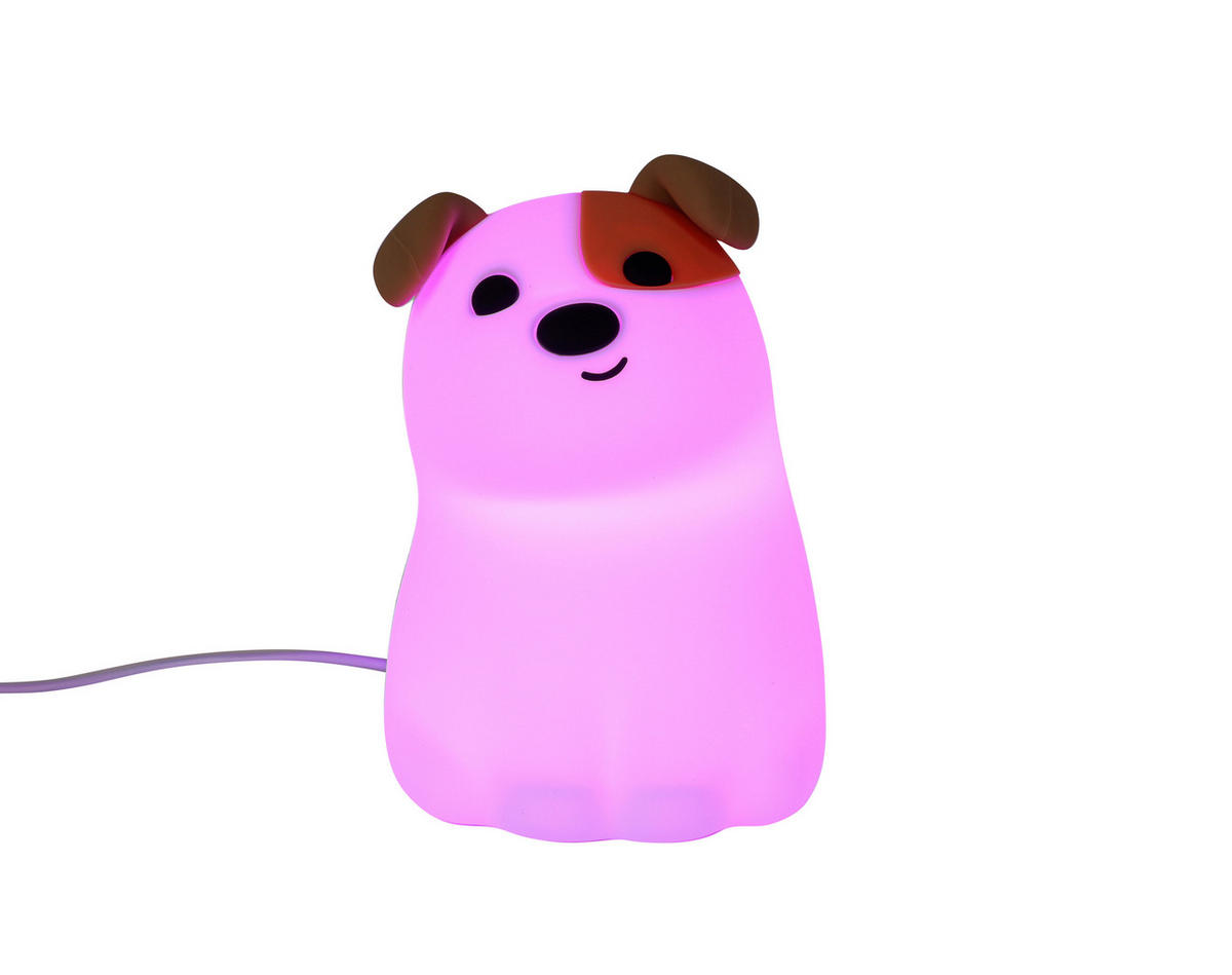 NOČNÉ SVETLO, 9,2/13,8/11,5 cm - biela, Trend, plast (9,2/13,8/11,5cm) - Novel