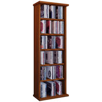 CD-REGAL - Nussbaumfarben, Konventionell, Holzwerkstoff (31/92/18cm) - MID.YOU