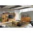 Wohnwand in Eichefarben - Eichefarben/Alufarben, Konventionell, Glas/Holz (320/190/50cm) - Cantus Wohnwand in Eichefarben - Eichefarben/Alufarben, Konventionell, Glas/Holz (320/190/50cm) - Cantus