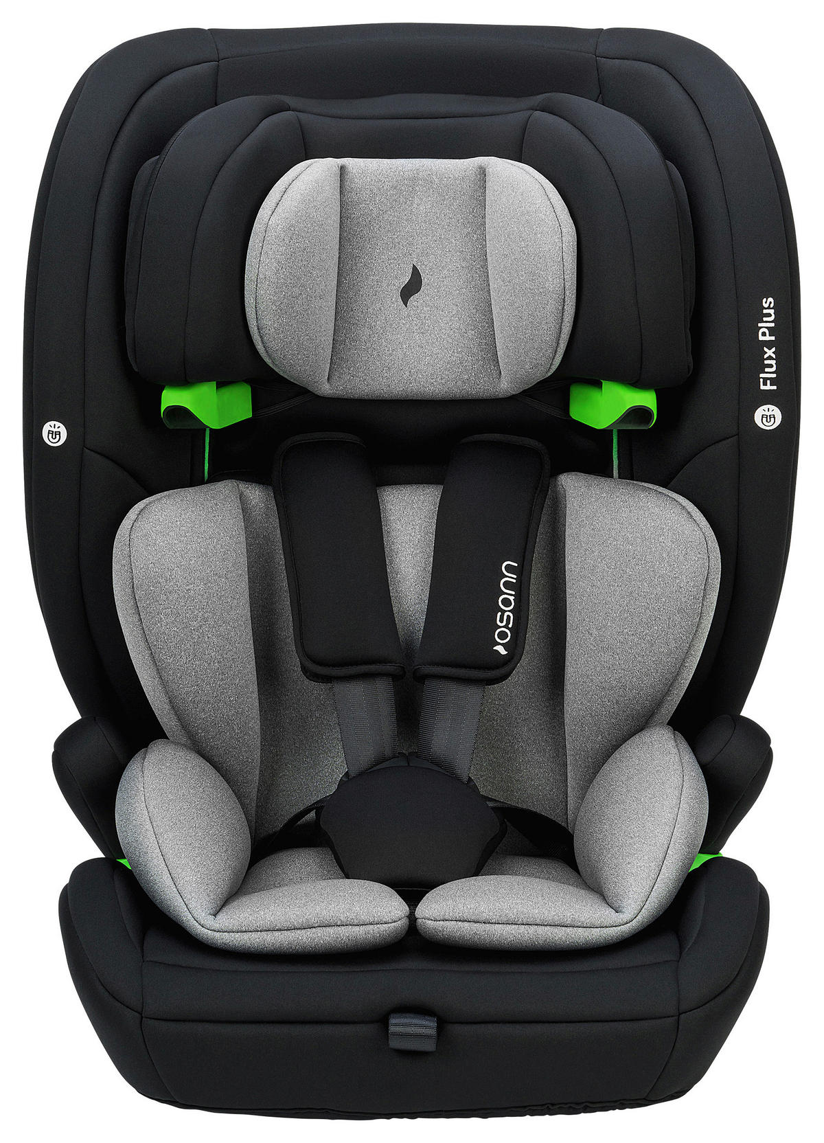 KINDERAUTOSITZ FLUX PLUS ECE R 129 i-SIZE  - Schwarz/Grau, Basics, Kunststoff/Textil (44cm) - Osann