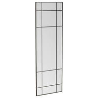 WANDSPIEGEL 90/180/3 cm    in rechteckig  - Schwarz, MODERN, Glas/Metall (90/180/3cm) - P & B