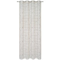 ÖSENVORHANG blickdicht  - Beige/Grau, Design, Textil (140/245cm) - Esposa