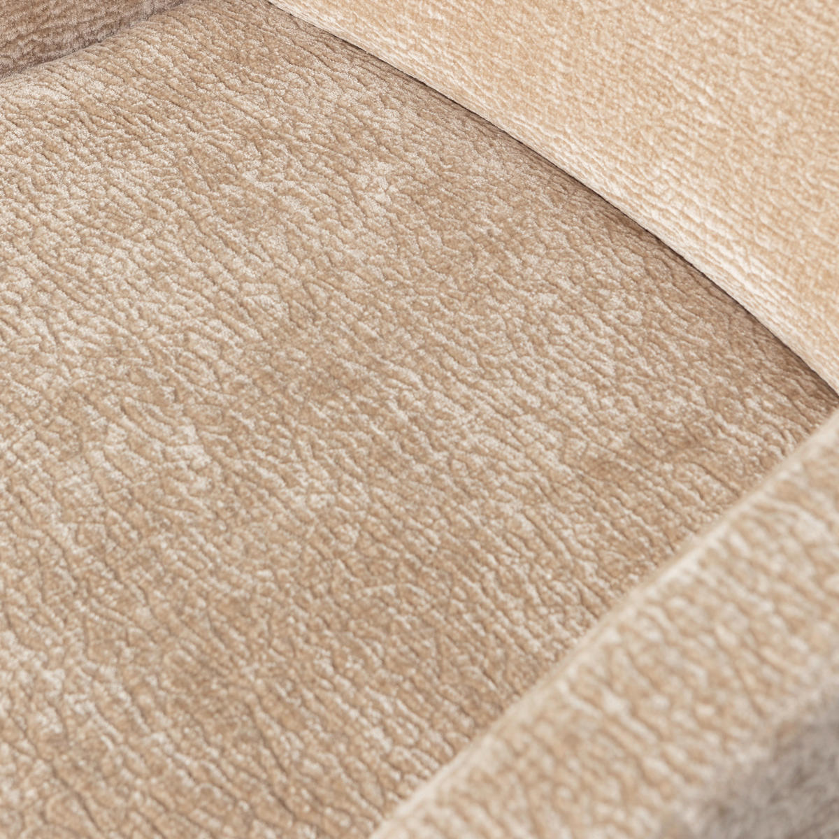 ARMLEHNSTUHL-SET 2 Stück  in Eisen Chenille  - Sandfarben/Schwarz, MODERN, Textil/Metall (61/82/65cm) - Livetastic