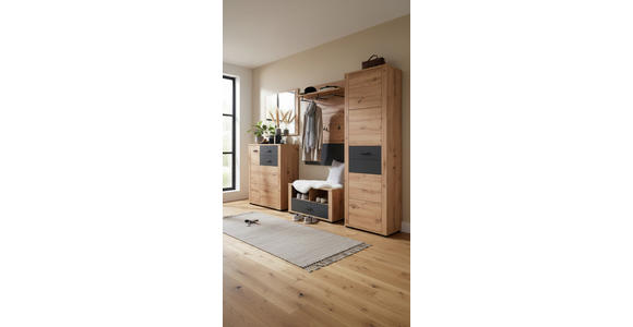 GARDEROBE  in 230/195/45 cm  - Anthrazit/Eiche Artisan, KONVENTIONELL, Holzwerkstoff (230/195/45cm) - Xora