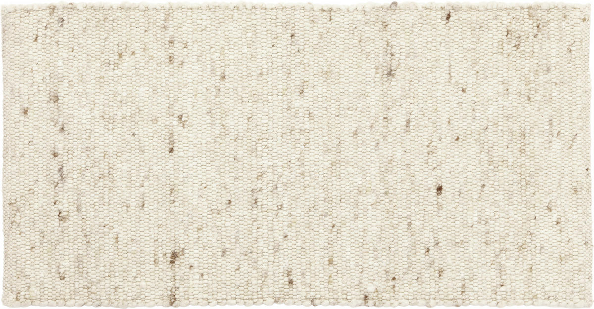 RUČNĚ TKANÝ KOBEREC, 200/290 cm, krémová - krémová, Natur, textil (200/290cm) - Linea Natura