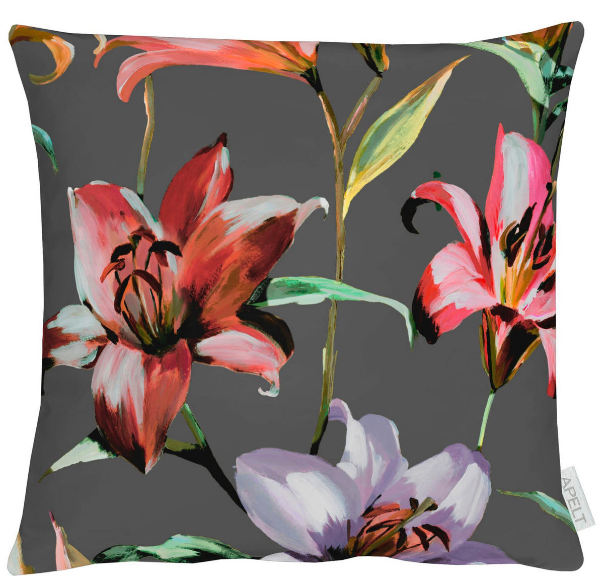 KISSENHÜLLE Herbstzeit 40/40 cm  - Anthrazit/Multicolor, Basics, Textil (40/40cm) - Novel