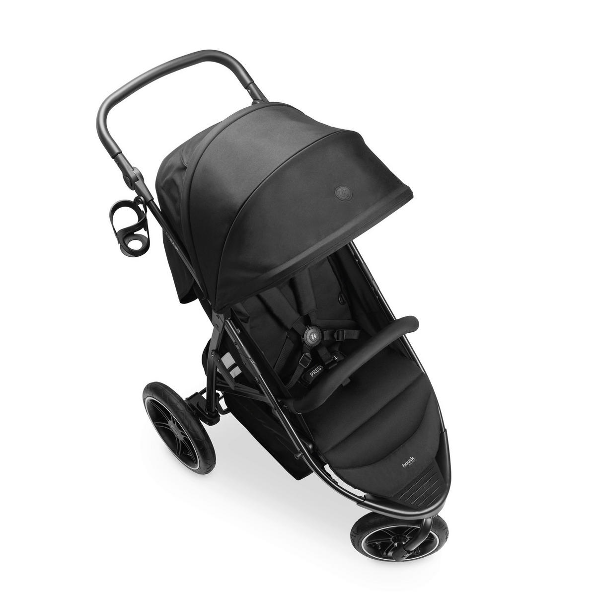 BUGGY Rapid 3 Air  - Schwarz, Basics, Kunststoff/Textil (61/110/114cm) - Hauck
