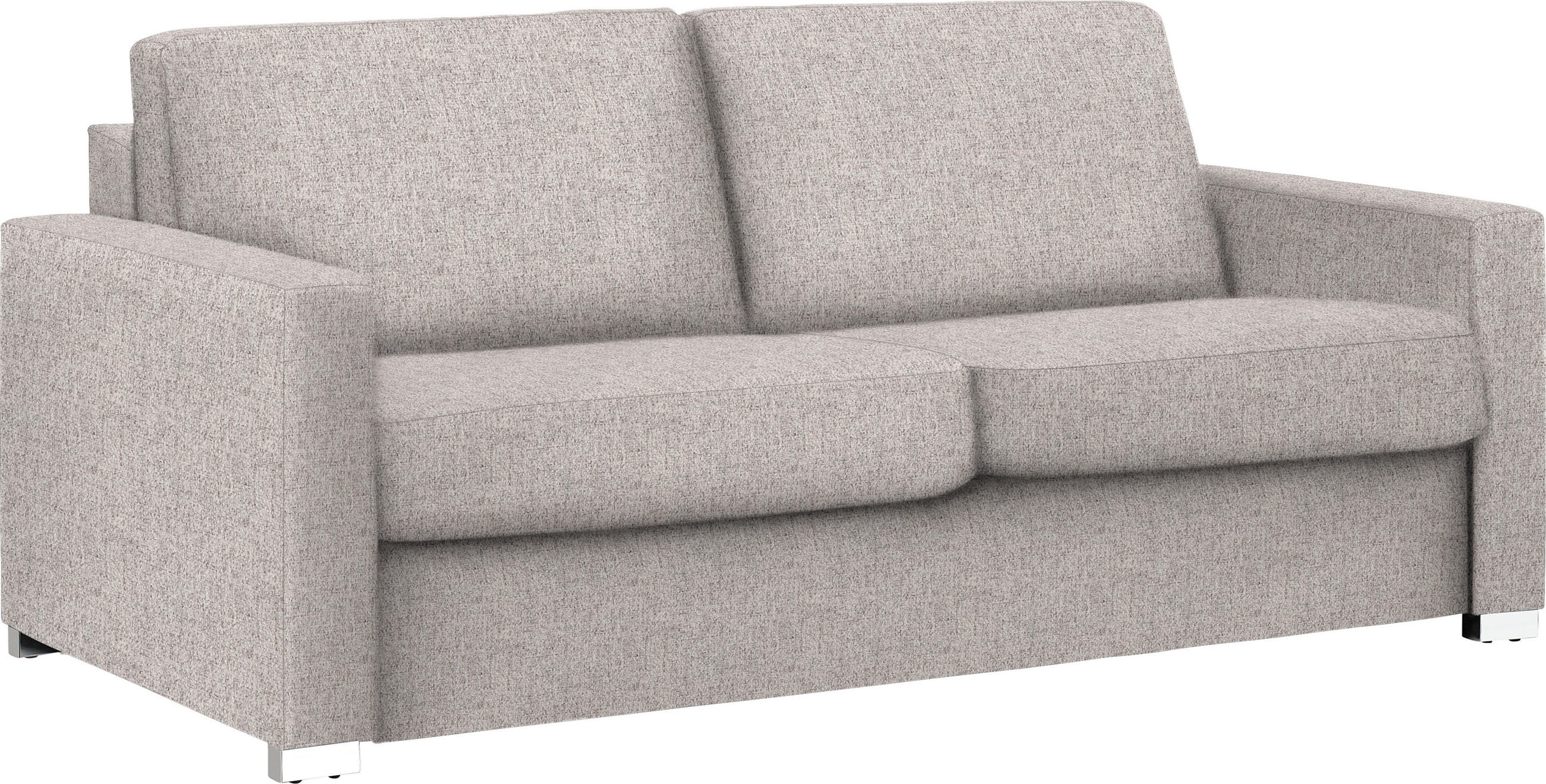 3-SED, siva tekstil - barve kroma/siva, Design, kovina/tekstil (198/86/97cm) - Novel