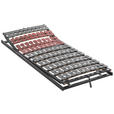 TELLERLATTENROST TOPFORM FLEX KF 80/200 cm Kopfteil, Fußteil verstellbar, Buche, Birke  - Anthrazit, Basics, Holz (80/200cm) - Novel