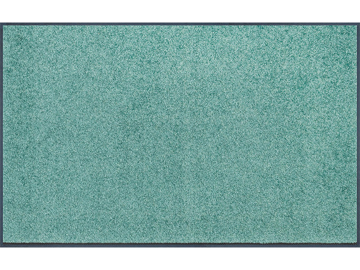 FUßMATTE 75/120 cm Salvia Green  - Salbeigrün, KONVENTIONELL, Kunststoff/Textil (75/120cm) - wash+dry