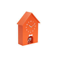 WANDUHR  Orange  - Orange, Basics, Kunststoff (24.9/27cm) - Karlsson