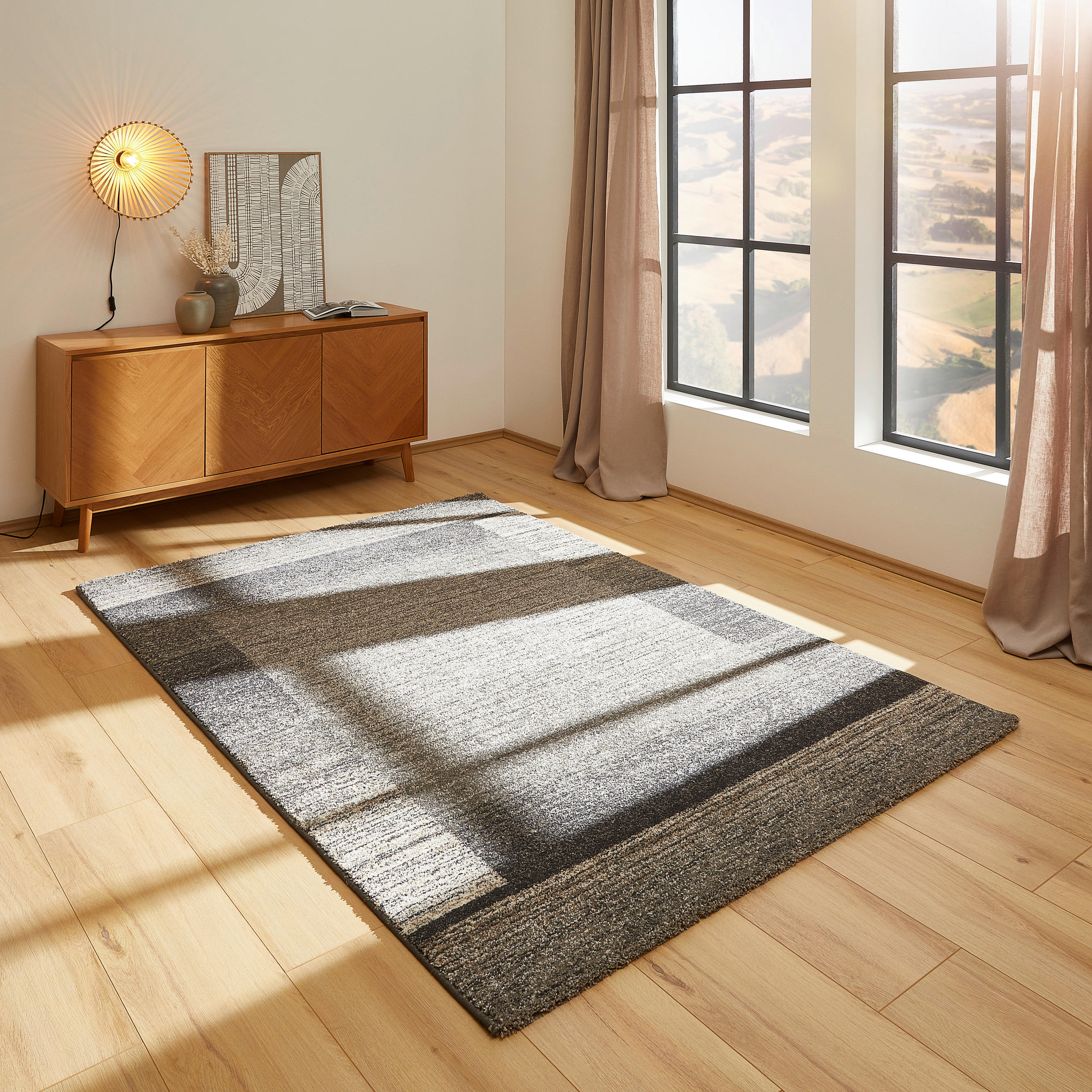 WEBTEPPICH 240/330 cm Grau  - Grau, LIFESTYLE, Textil (240/330cm) - Novel