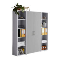 AKTENSCHRANK 172,6/185,6/33 cm  - Hellgrau, MODERN, Holzwerkstoff (172,6/185,6/33cm) - MID.YOU