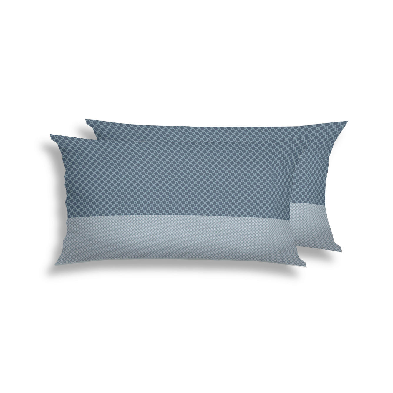 KOPFPOLSTERBEZUG 40/80 cm  - Blau, Design, Textil (40/80cm) - Florella