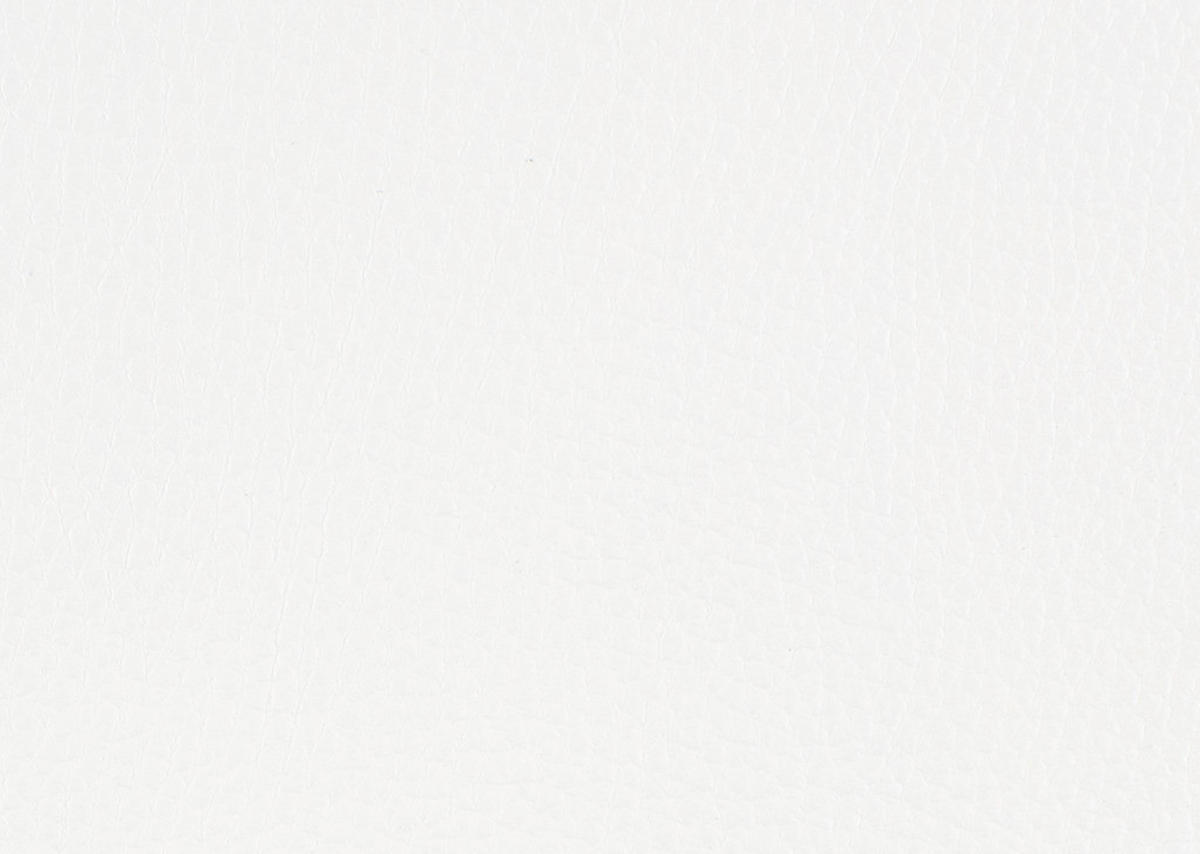 2-SITZER-SOFA Hochflor Echtleder Weiss  - Weiss/Schwarz, Design, Leder/Holz (240/65/104cm) - Koinor