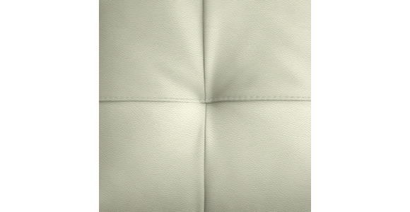 ECKSOFA in Echtleder Weiß 313/165 cm - Schwarz/Weiß, Design, Leder/Metall (313/165cm) - Emilio Belluti