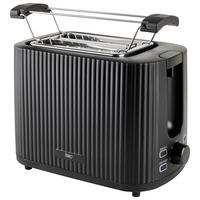 TOASTER  - Schwarz, Trend, Kunststoff/Metall (26/15,5/18,8cm) - Homeware Profession.