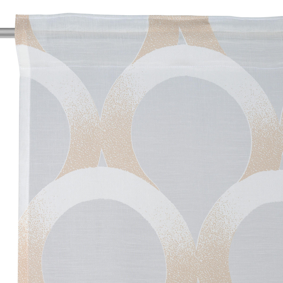 KÉSZFÜGGÖNY részben áttetsző  - natúr színű, Trend, textil (140/245cm) - Esposa