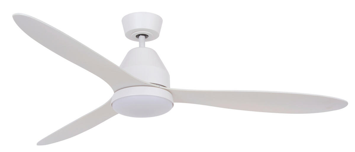 DECKENVENTILATOR 18 W  142/33 cm    - Weiss, Basics, Kunststoff (142/33cm) - P & B