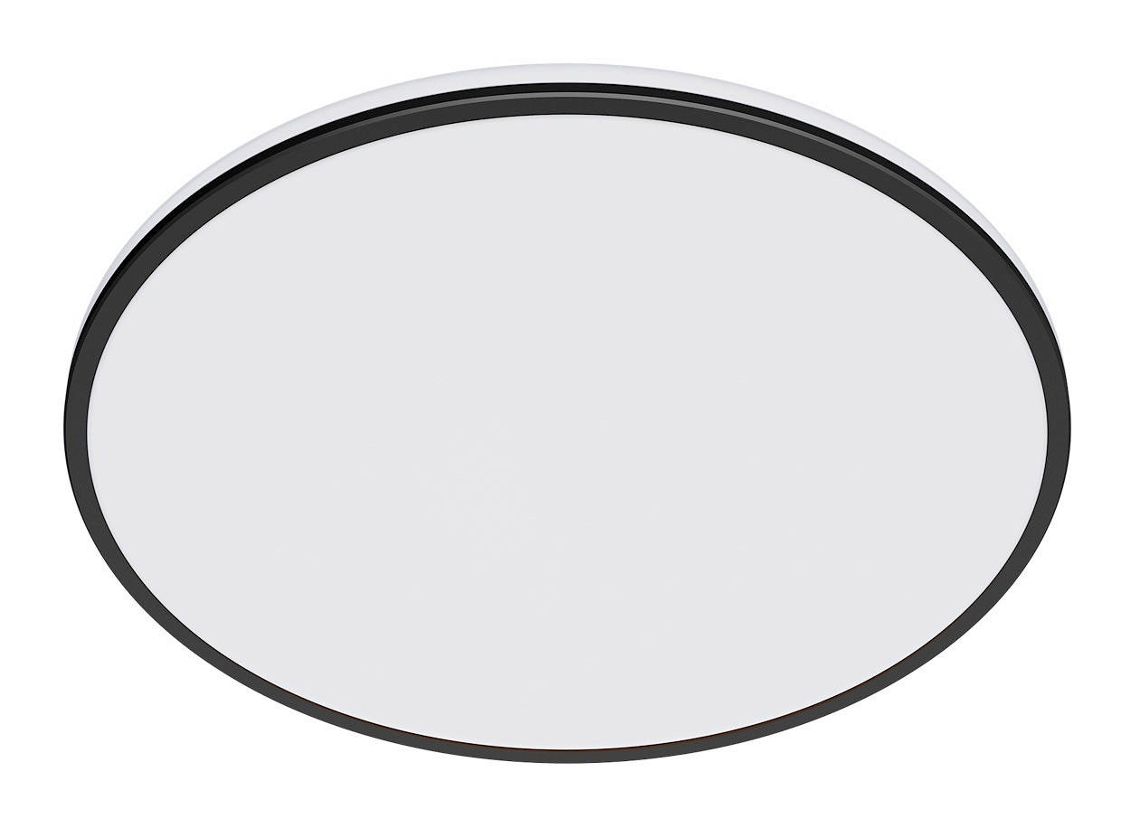 STROPNA LED-SVETILKA  Ozziet /2500 lm/2700/4000 K// - črna/bela, Basics, kovina/umetna masa (40/4,5cm) - Philips