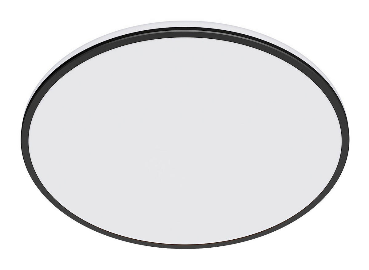 STROPNA LED-SVETILKA  Ozziet /2500 lm/2700/4000 K// - črna/bela, Basics, kovina/umetna masa (40/4,5cm) - Philips