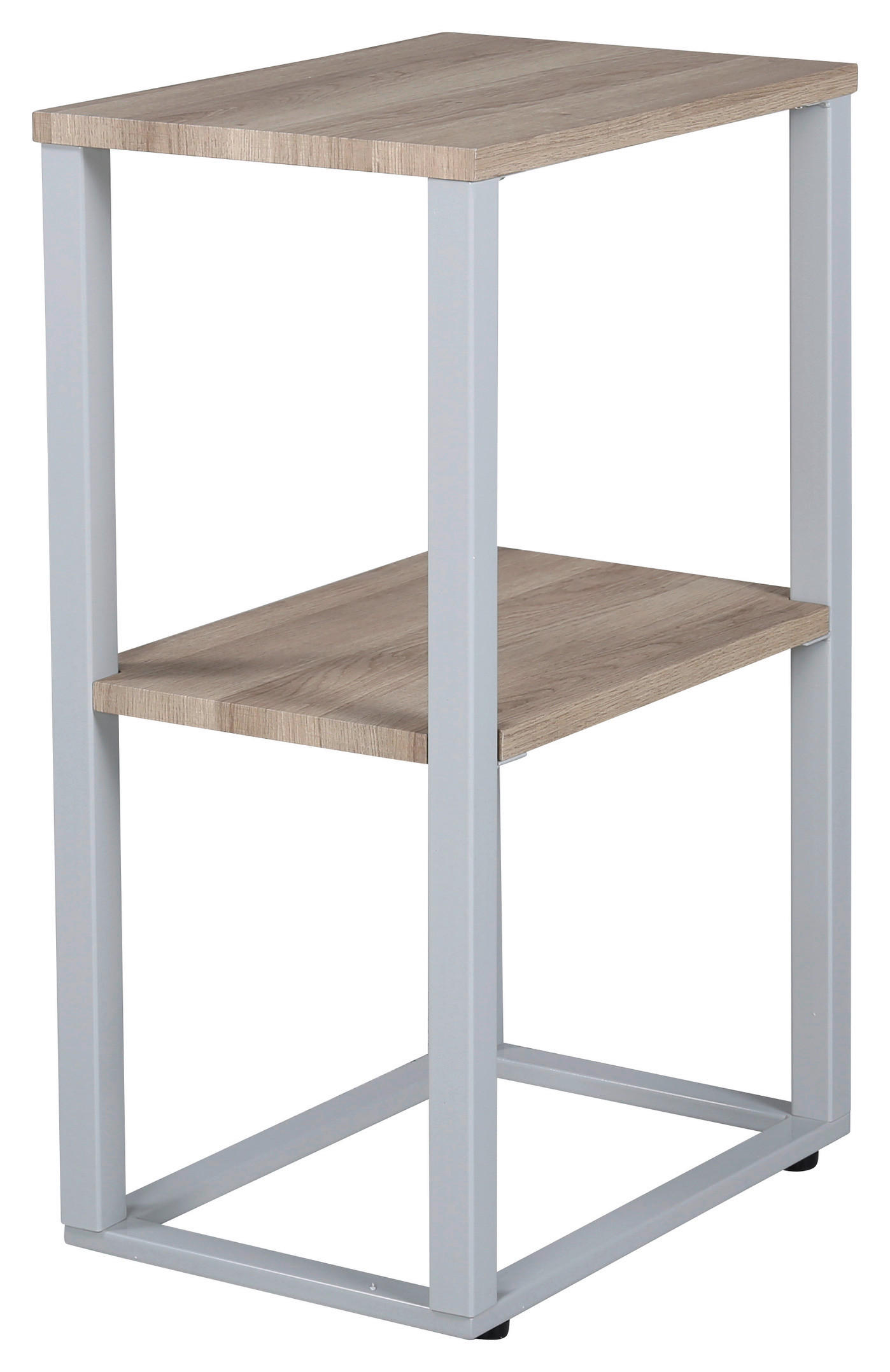 NACHTTISCH 30/70/45 cm  in furniert Grau  - Grau, Design, Holz/Metall (30/70/45cm) - Livetastic