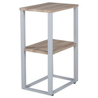 NACHTTISCH 30/70/45 cm  in furniert Grau  - Grau, Design, Holz/Metall (30/70/45cm) - Livetastic