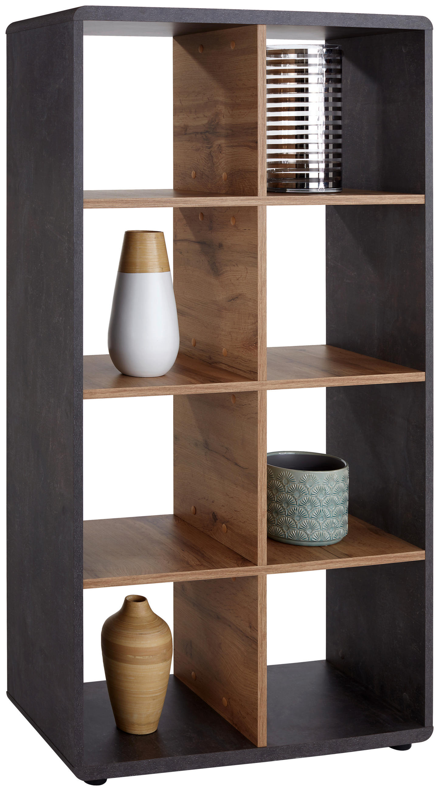 Regal Fontana B 73,2cm, Betonoptik/Eiche Dekor